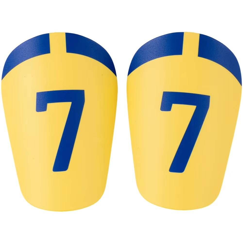 1 Pair Mini Football Shin Pad Wear-Resistant Shock Absorbing Leg Protector Lightweight Portable Soccer Training Shank Board