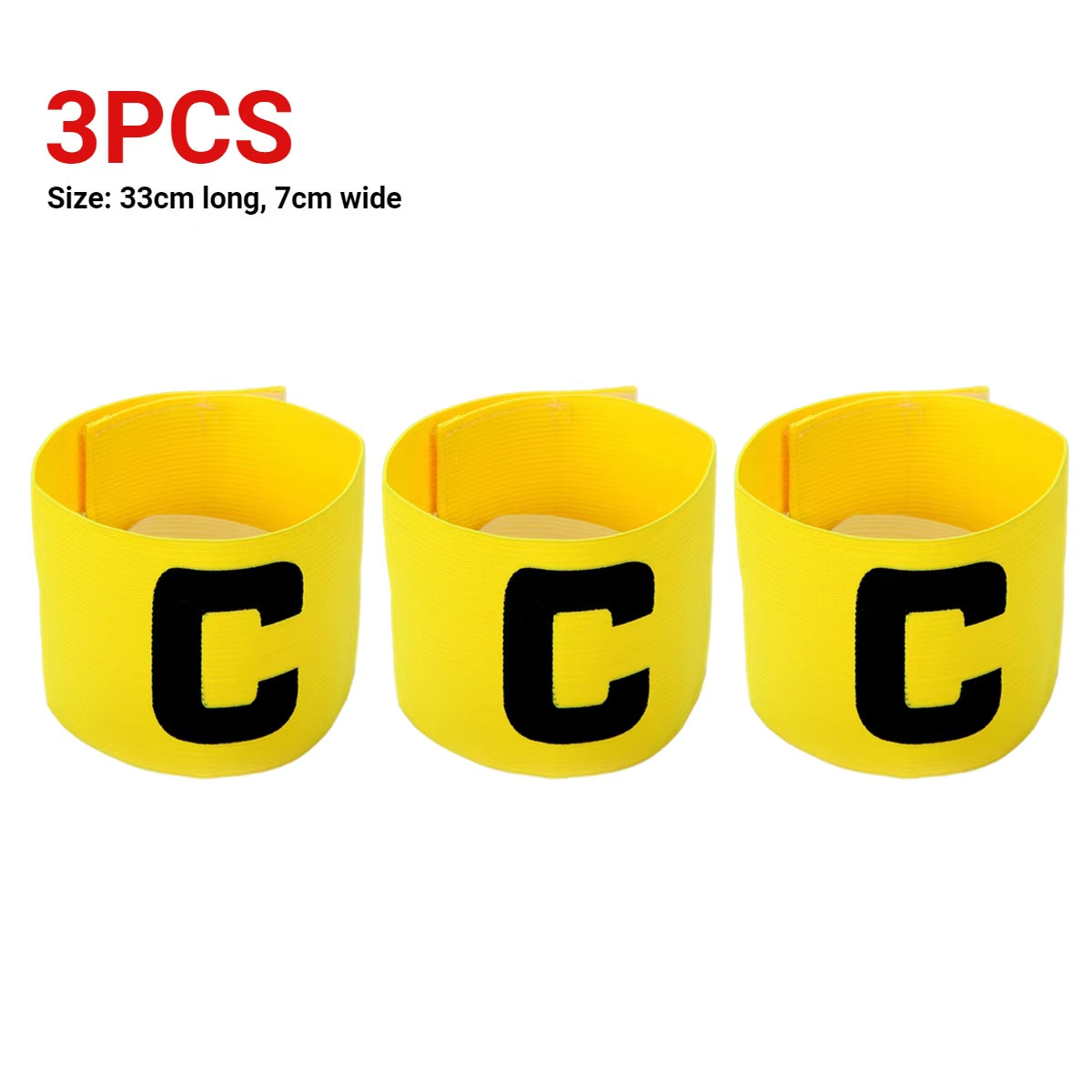 Kids Adults Football Captain Armband Soccer Arm Band Leader Competition Gift Soccer Captain Group Armband Football Training