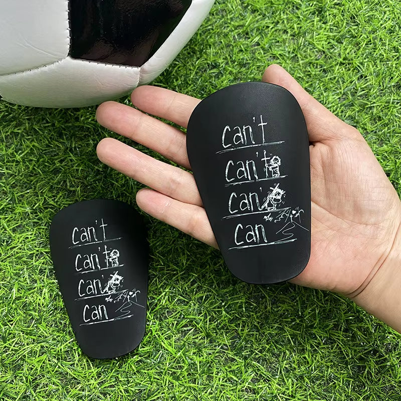 1 Pair Mini Football Shin Pad Wear-Resistant Shock Absorbing Leg Protector Lightweight Portable Soccer Training Shank Board
