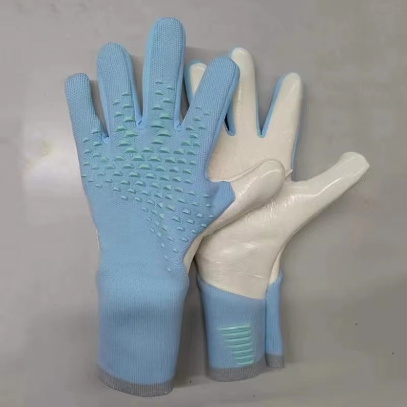 Adults Goalkeeper Gloves Goalie Gloves Thicken Latex Football Soccer Anti-Slip Protection Soccer Children Man Goalie Gloves