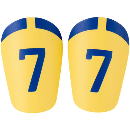 1 Pair Mini Football Shin Pad Wear-Resistant Shock Absorbing Leg Protector Lightweight Portable Soccer Training Shank Board