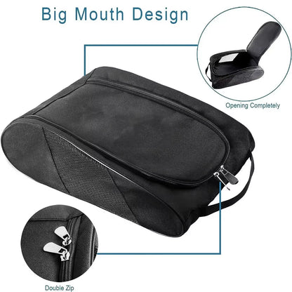 Portable Football Boot Bag, Golf Football Basketball Shoe Bag for Men Women Boys Girls
