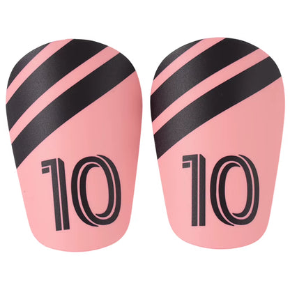 1 Pair Mini Football Shin Pad Wear-Resistant Shock Absorbing Leg Protector Lightweight Portable Soccer Training Shank Board