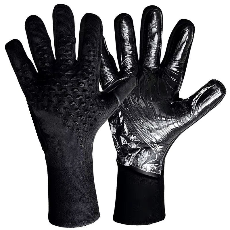 Adults Goalkeeper Gloves Goalie Gloves Thicken Latex Football Soccer Anti-Slip Protection Soccer Children Man Goalie Gloves