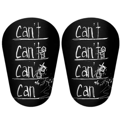1 Pair Mini Football Shin Pad Wear-Resistant Shock Absorbing Leg Protector Lightweight Portable Soccer Training Shank Board